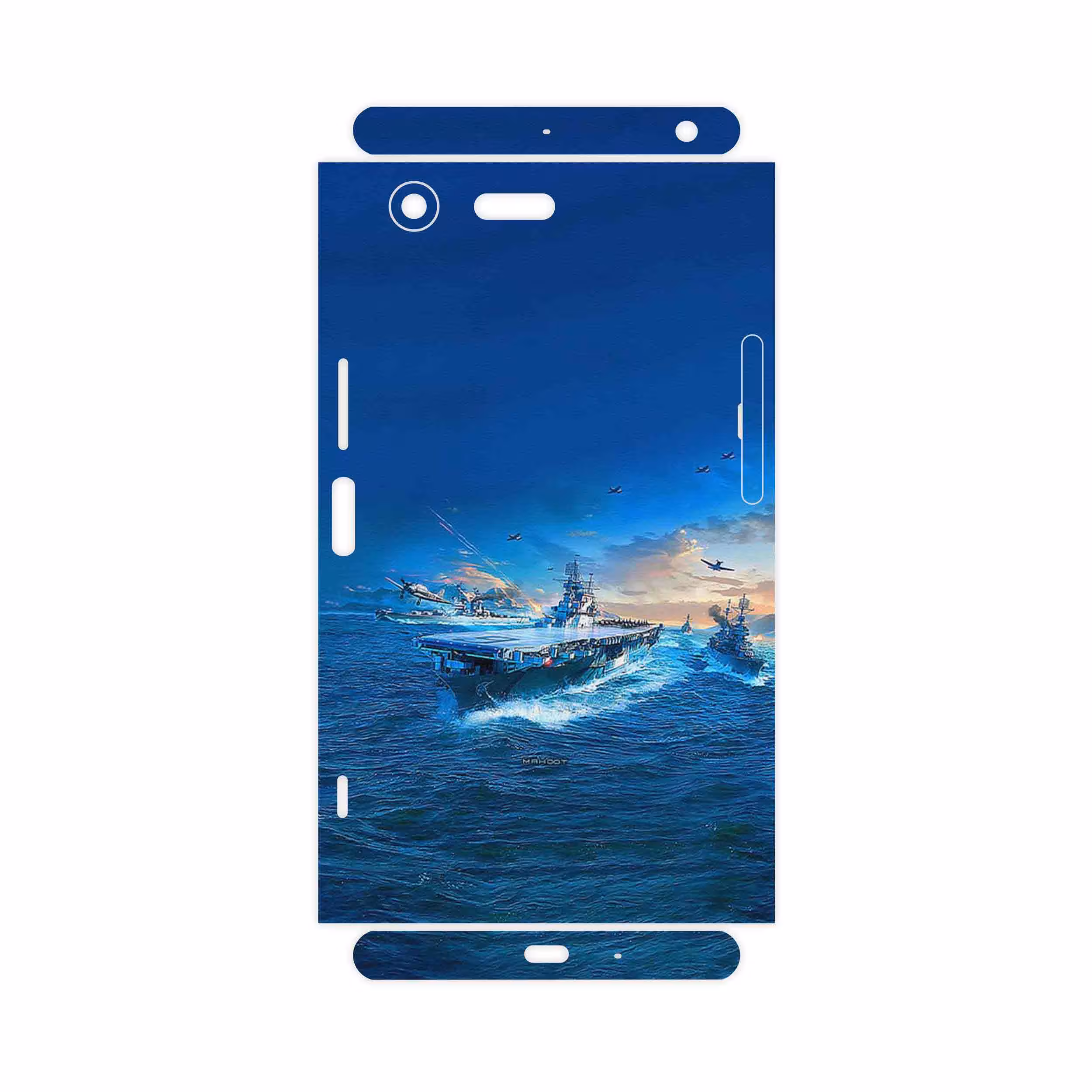 برچسب پوششی ماهوت مدل Warship-FullSkin مناسب برای گوشی موبایل سونی Xperia XZ Premium