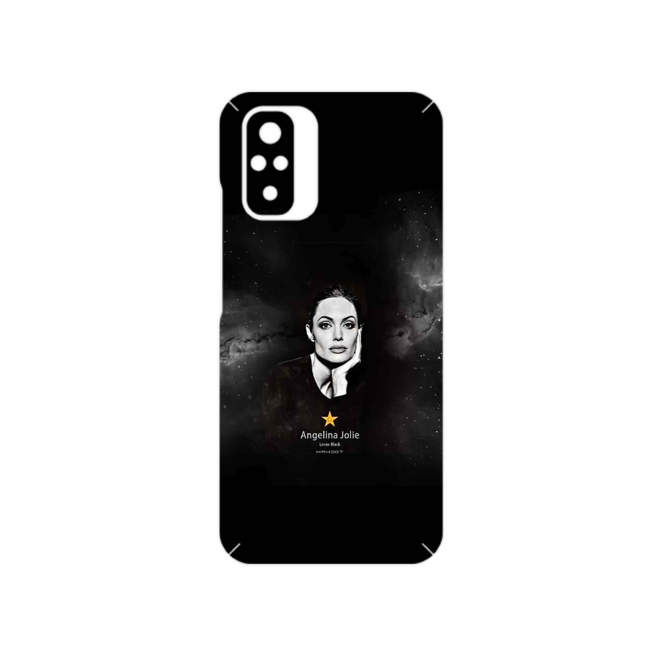 برچسب پوششی ماهوت مدل Angelina Jolie مناسب برای گوشی موبایل شیائومی Redmi Note 10s