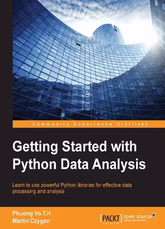 خرید و دانلود نسخه کامل کتاب Getting Started with Python Data Analysis