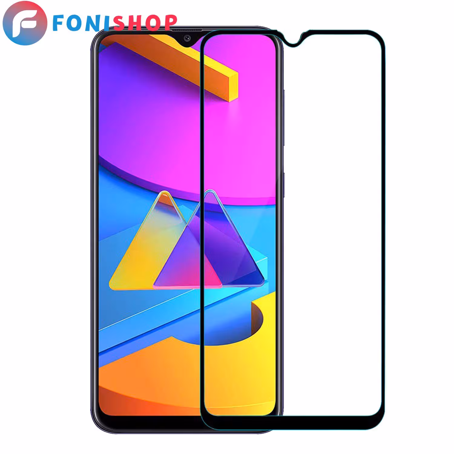 گلس محافظ صفحه نمایش فول تمام صفحه Samsung A750 - A7 2018