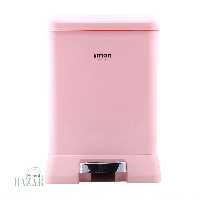 سطل آرام بند زباله چهارگوش 12 لیتری لیمون کد 1628