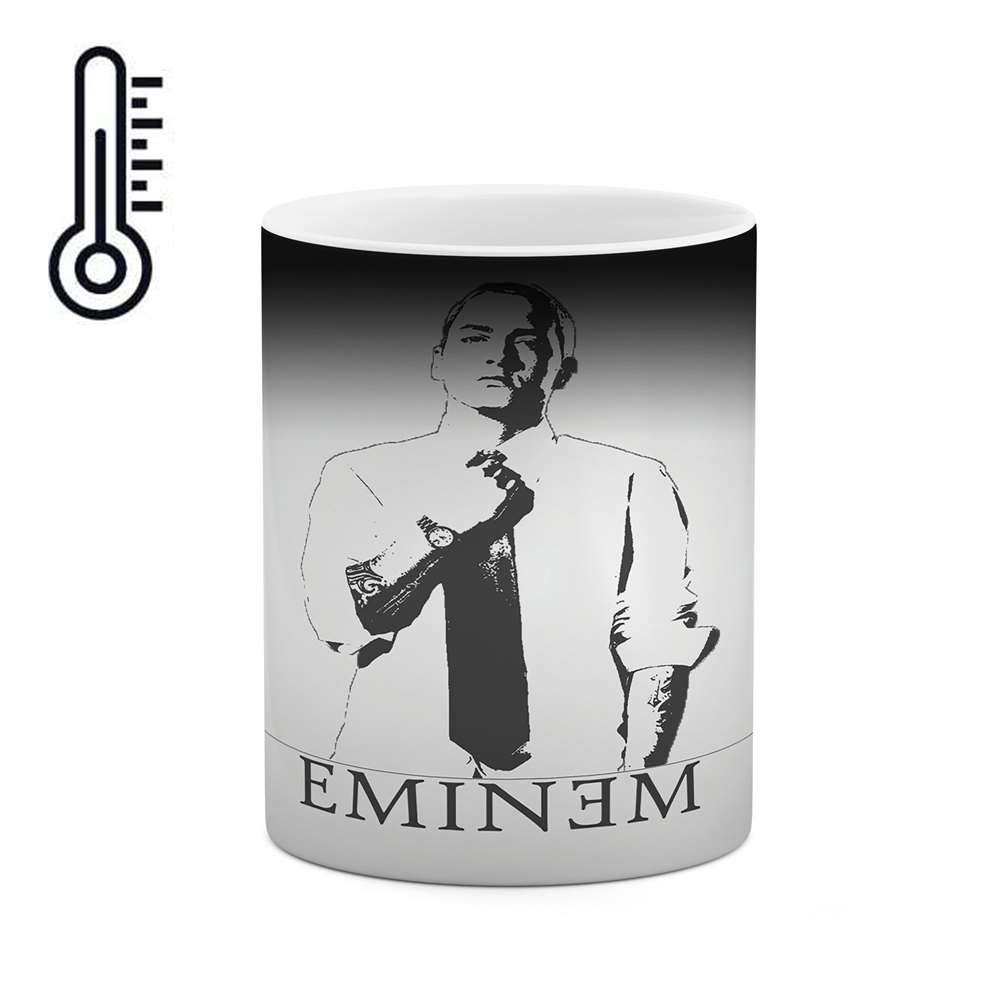 ماگ حرارتی طرح رپر EMINEM مدل mgph10347