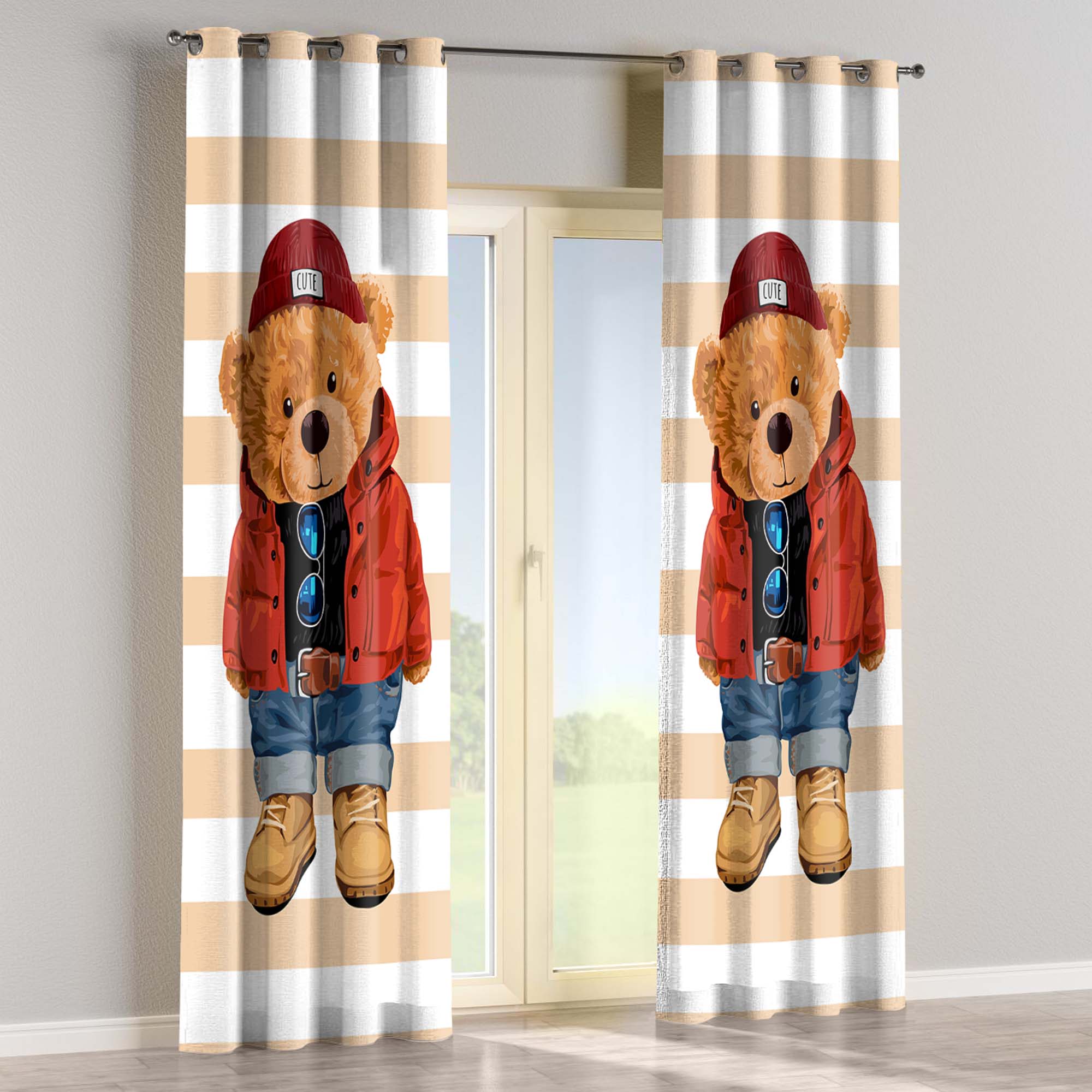 پرده مدل cur113 سایز 280x140 سانتی متر