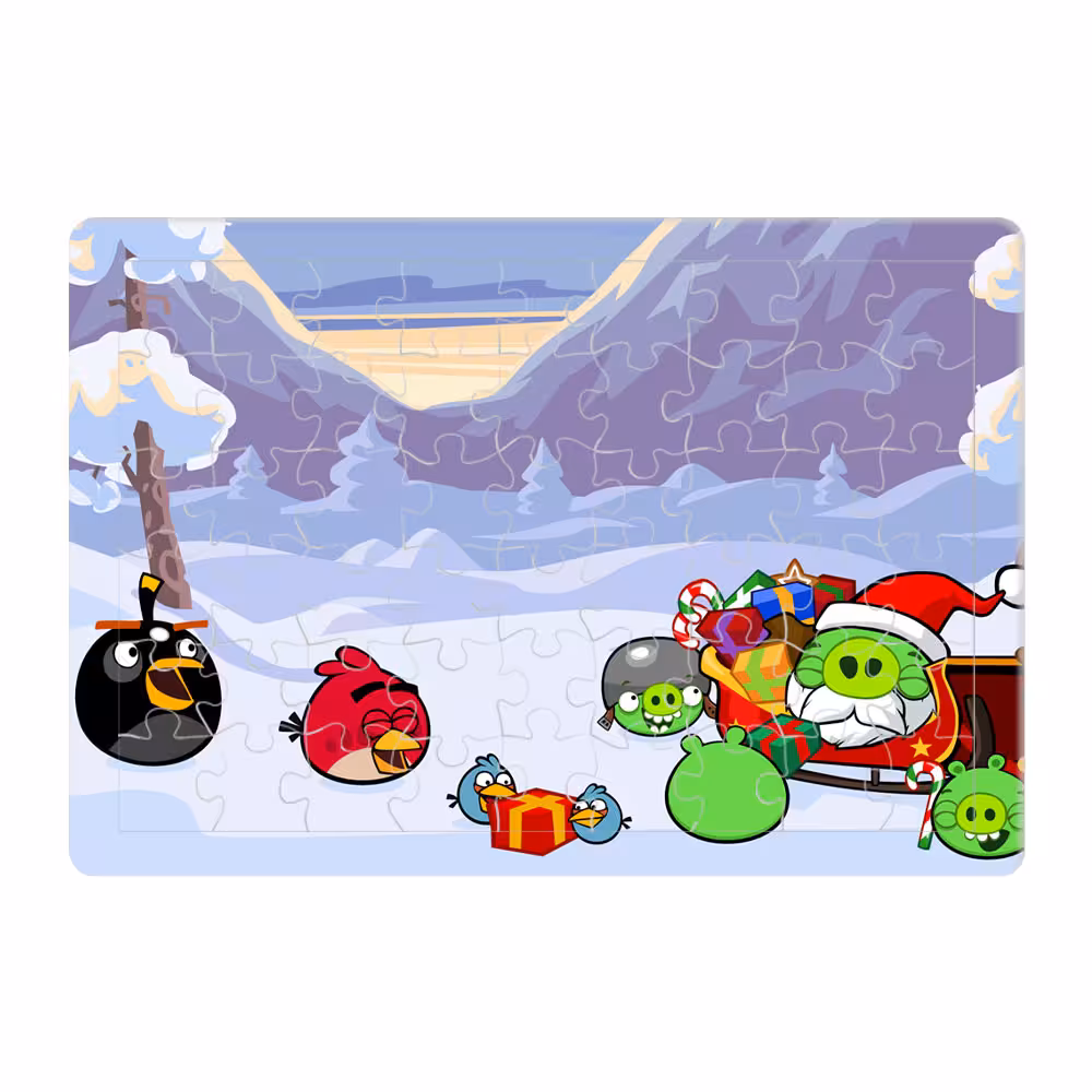 پازل 54 تکه طرح Angry Birds مدل P182