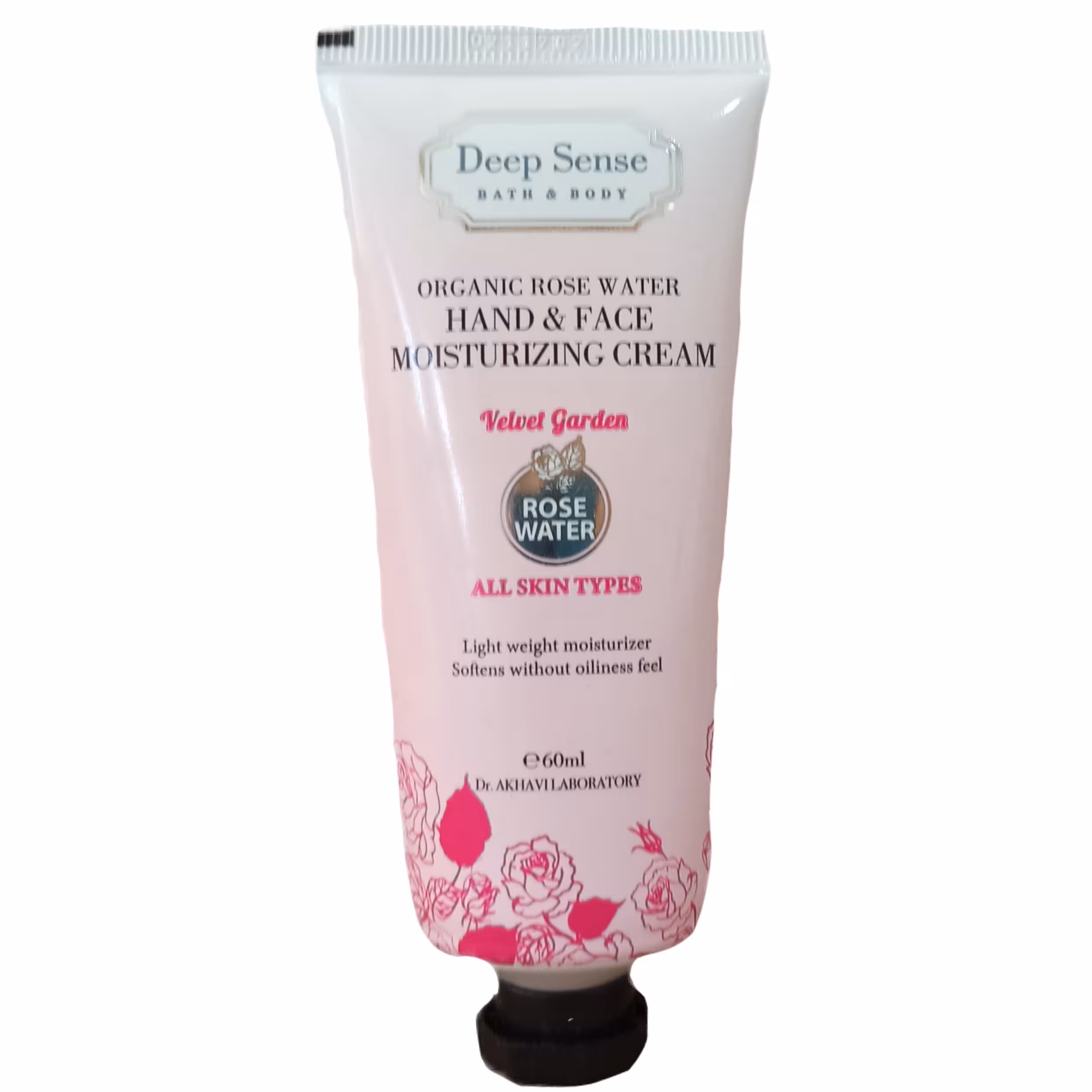 کرم مرطوب کننده دیپ سنس مدل Rose Water حجم 60 میلی لیتر