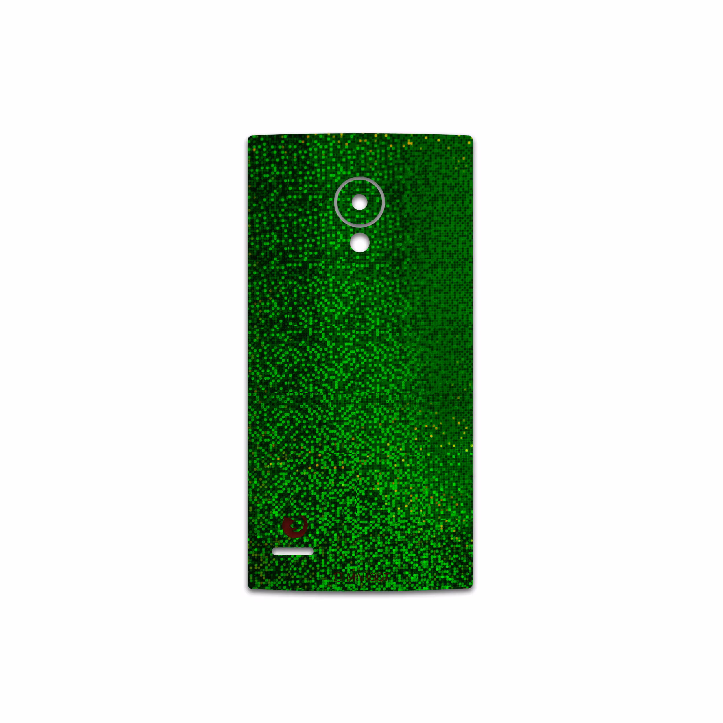 برچسب پوششی ماهوت مدل Green-Holographic مناسب برای گوشی موبایل ال جی FX0 Firefox