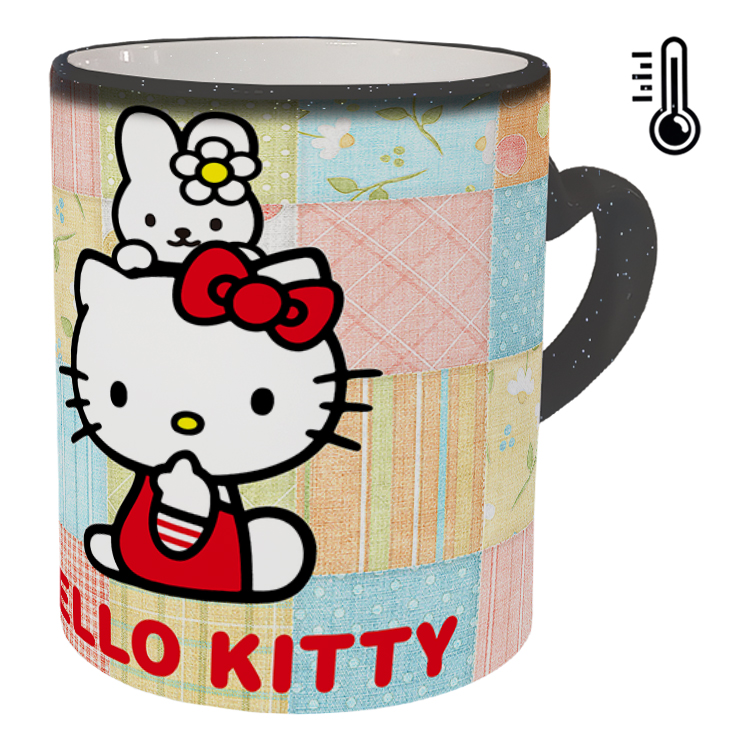 ماگ حرارتی مدل دسته قلبی اکلیلی طرح کیتی کد 4