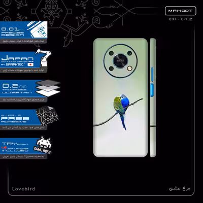 برچسب پوششی ماهوت مدل Lovebird-FullSkin مناسب برای گوشی موبایل آنر X9 5G