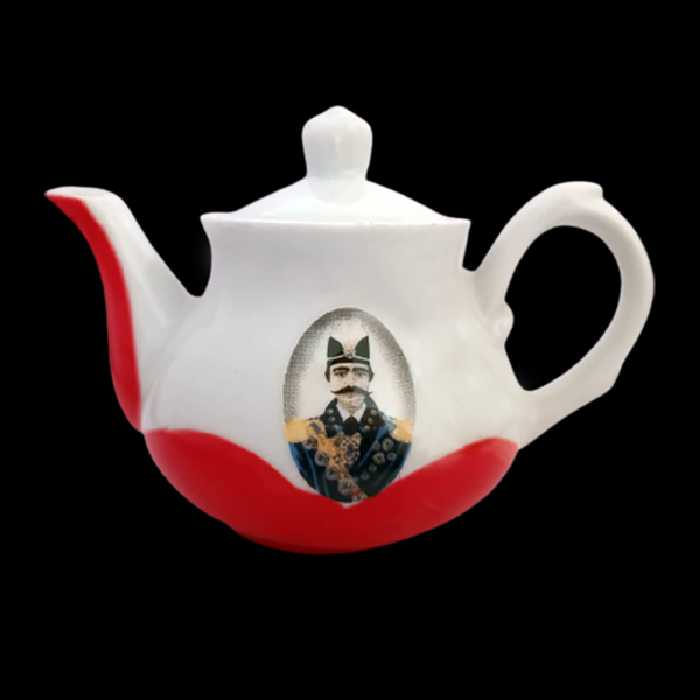 قوری زعفران مدل شاه عباسی