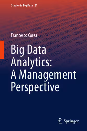 خرید و دانلود نسخه کامل کتاب Big Data Analytics: A Management Perspective