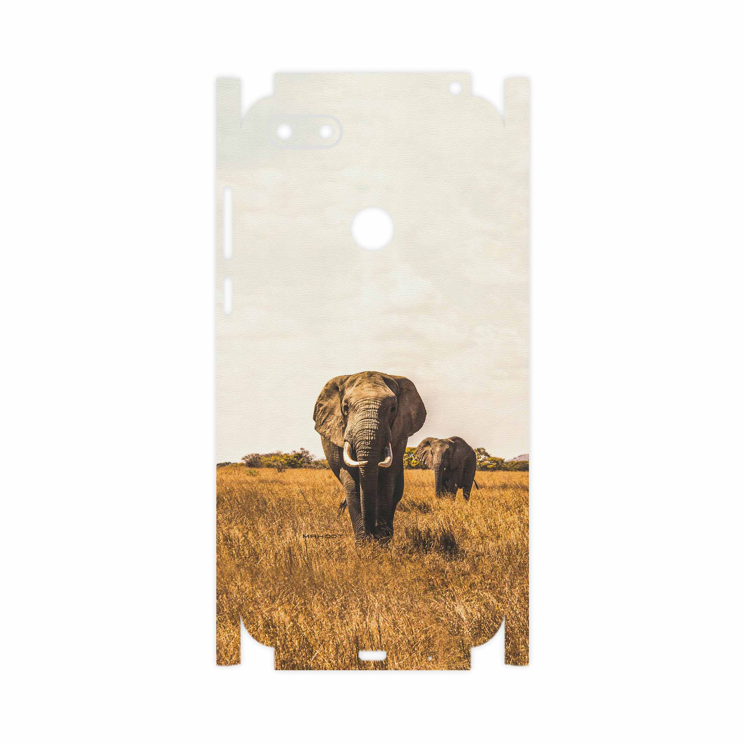 برچسب پوششی ماهوت مدل Elephant-FullSkin مناسب برای گوشی موبایل موتورولا Moto E6 Plus