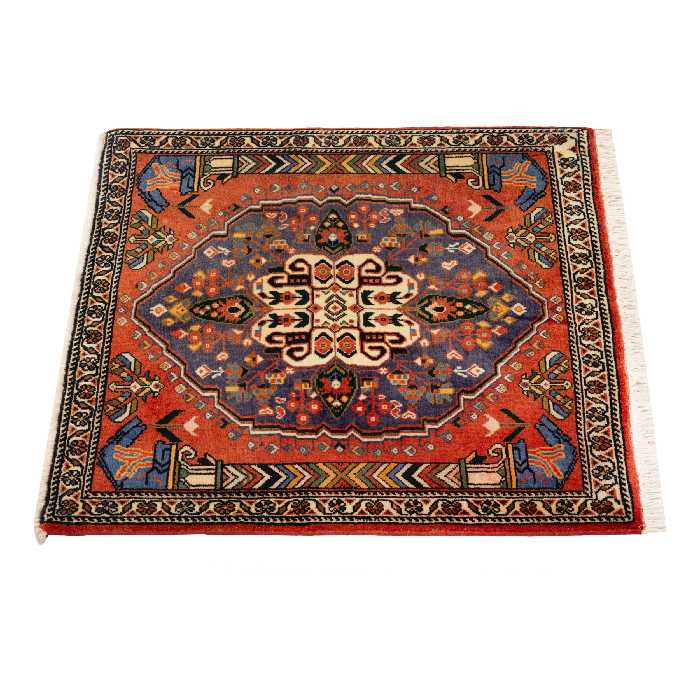 فرش دستبافت نیم متری مدل پشتی قشقایی کد 4611023