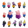 فیگور طرح پپاپیگ مدل Happy pig کد 300 مجموعه 14 عددی