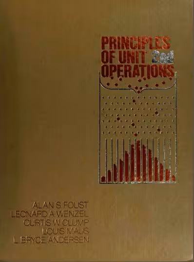 خرید و دانلود نسخه کامل کتاب Principles of Unit Operations (2nd Edition)