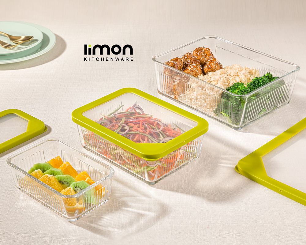 ظرف شیشه ای دربدار 2.250 لیتر کد محصول : 209700