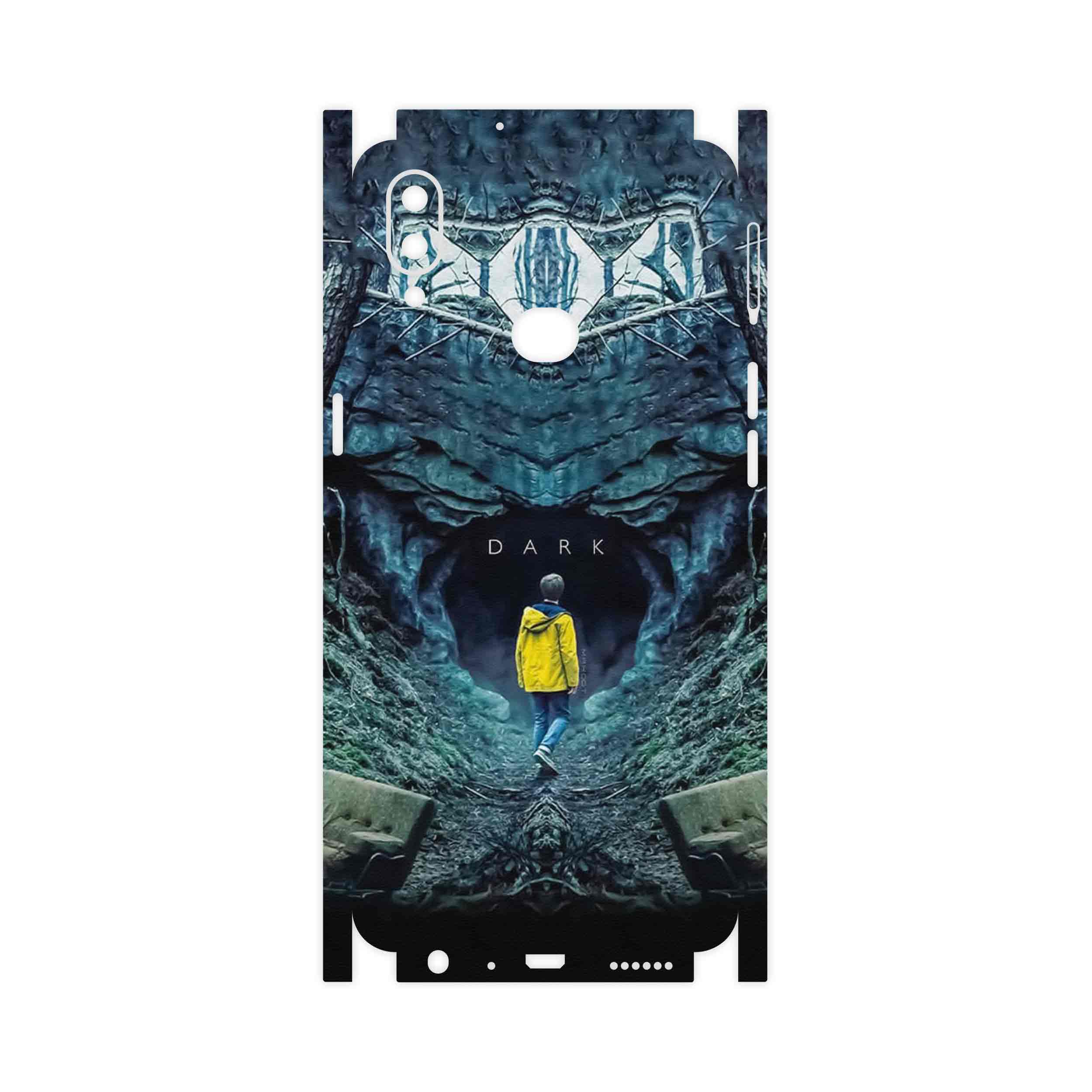 برچسب پوششی ماهوت مدل Dark-FullSkin مناسب برای گوشی موبایل سامسونگ Galaxy A10s