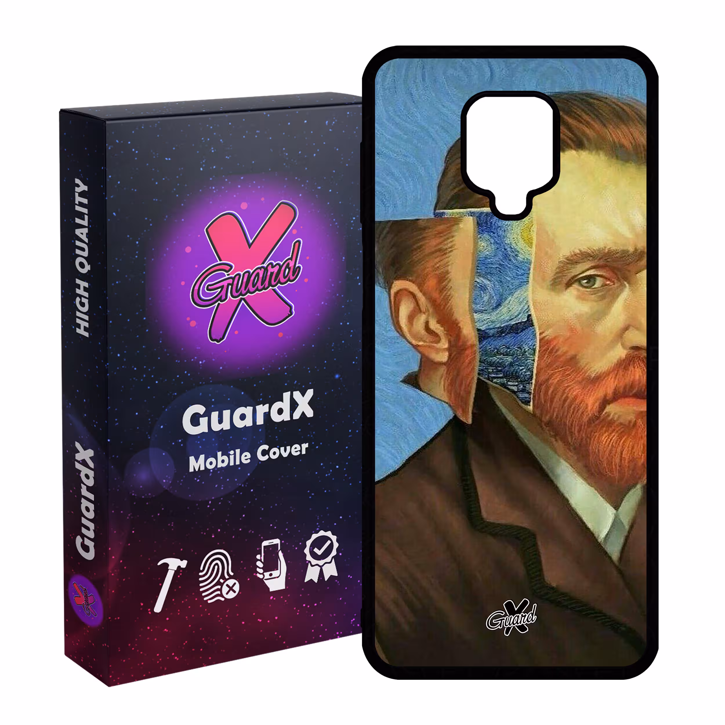 کاور گارد ایکس طرح Art مدل Glass10008 مناسب برای گوشی موبایل شیائومی Redmi Note 9S / Note 9 Pro / Note 9 Pro Max