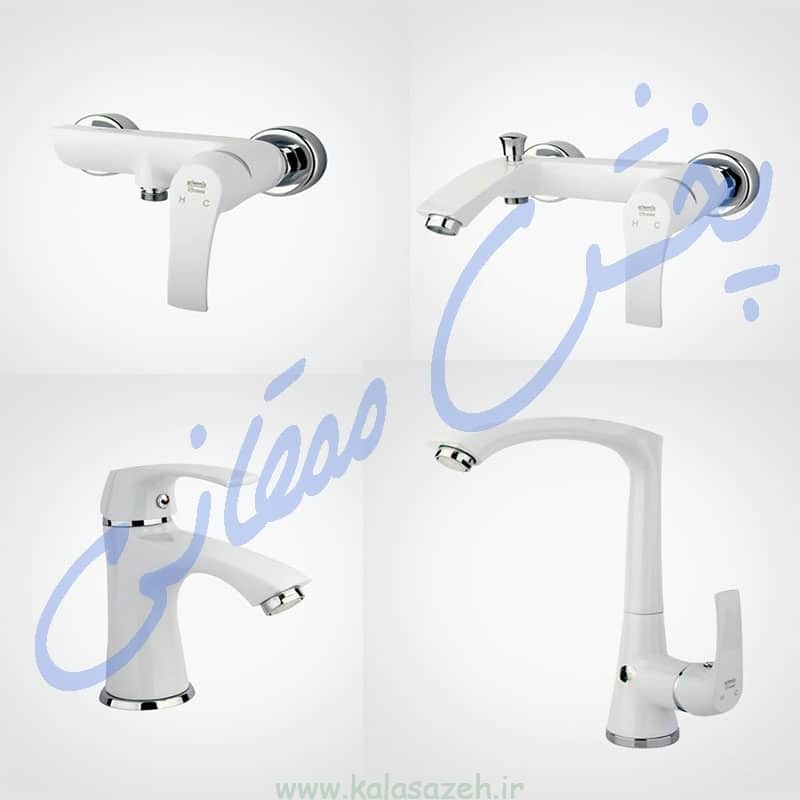 شیرآلات راسان مدل لوتوس سفید