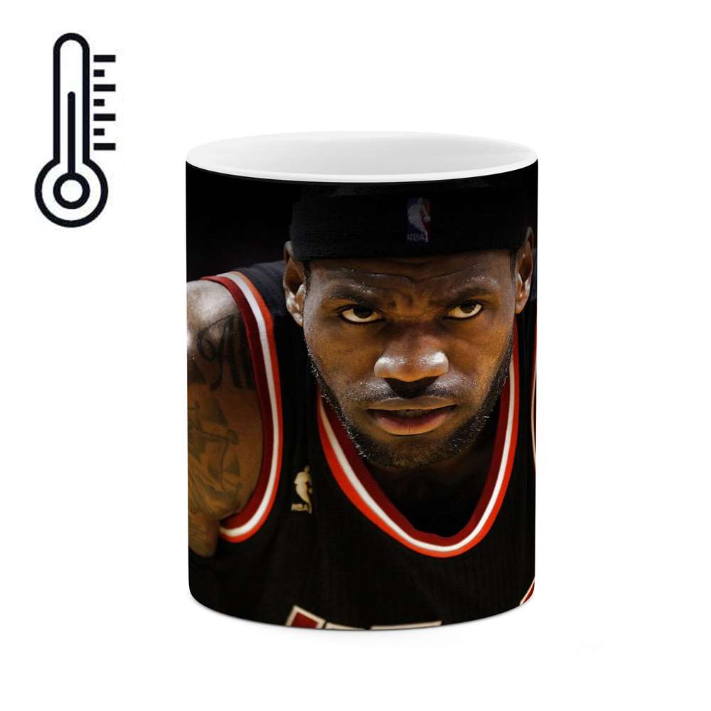 ماگ حرارتی طرح بسکتبال NBA ، Lebron james مدل mgph14926