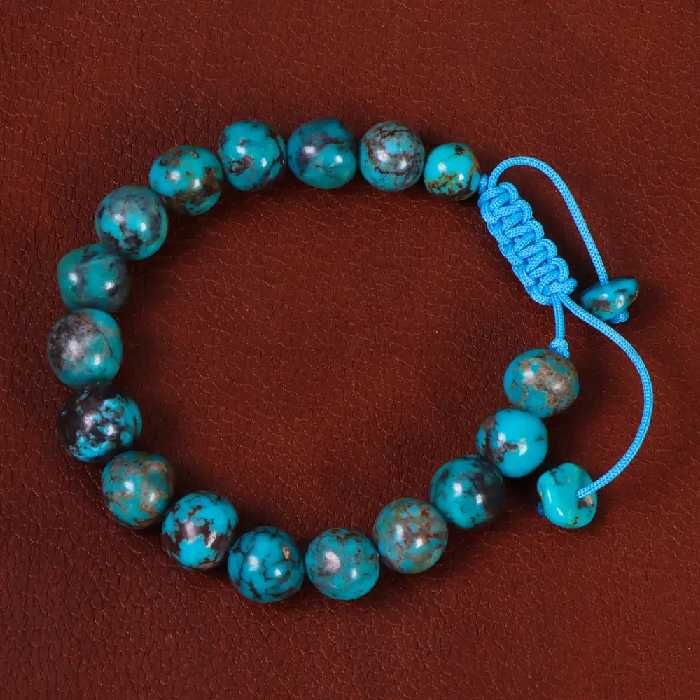 دستبند فیروزه اسپرت کد 26953 - جواهری مشاهیر