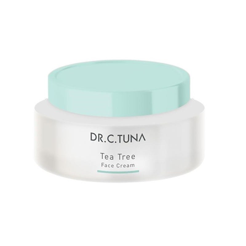 کرم مرطوب کننده آبرسان صورت دکتر سی تونا فارماسی طرح جدید درخت چای تی تری dr.c.tuna حجم 50 میل