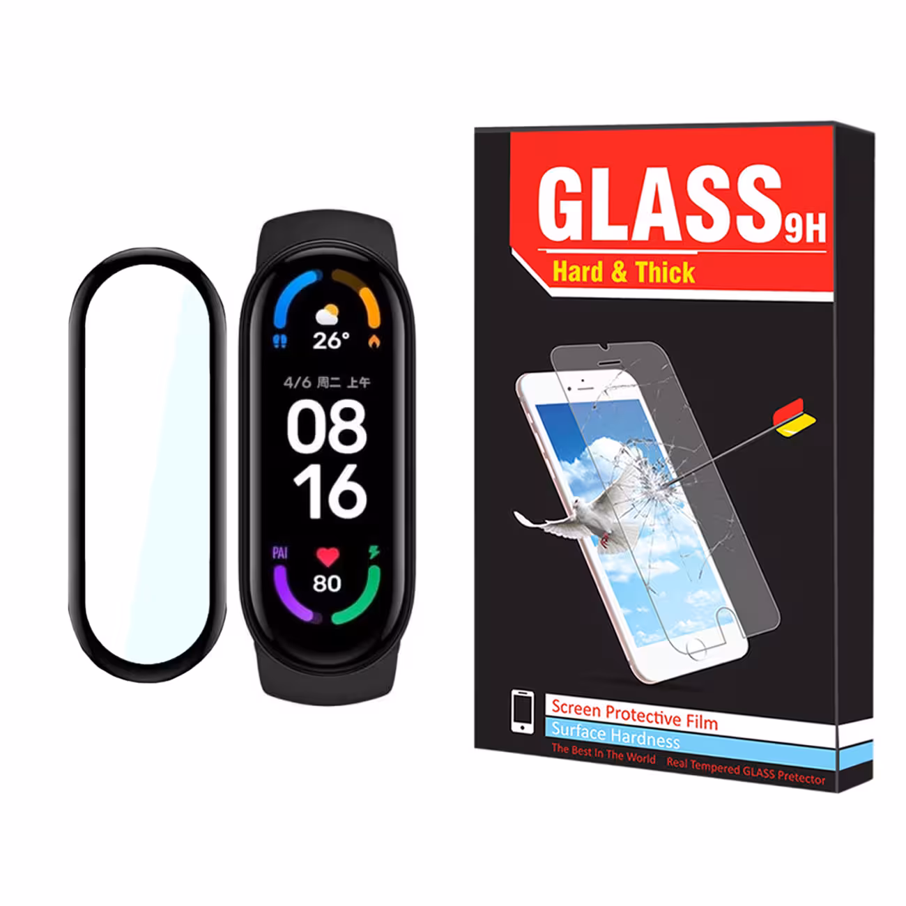 محافظ صفحه نمایش نانو هارد اند تیک مدل NHT مناسب برای ساعت هوشمند شیائومی Mi Band 7