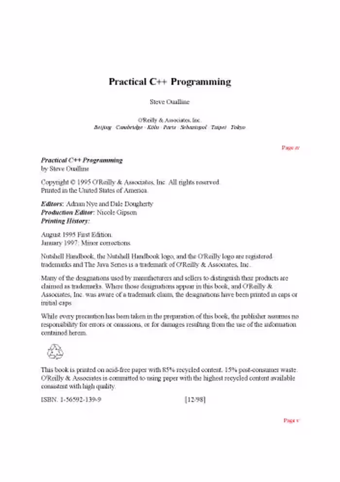 خرید و دانلود نسخه کامل کتاب Practical C   programming