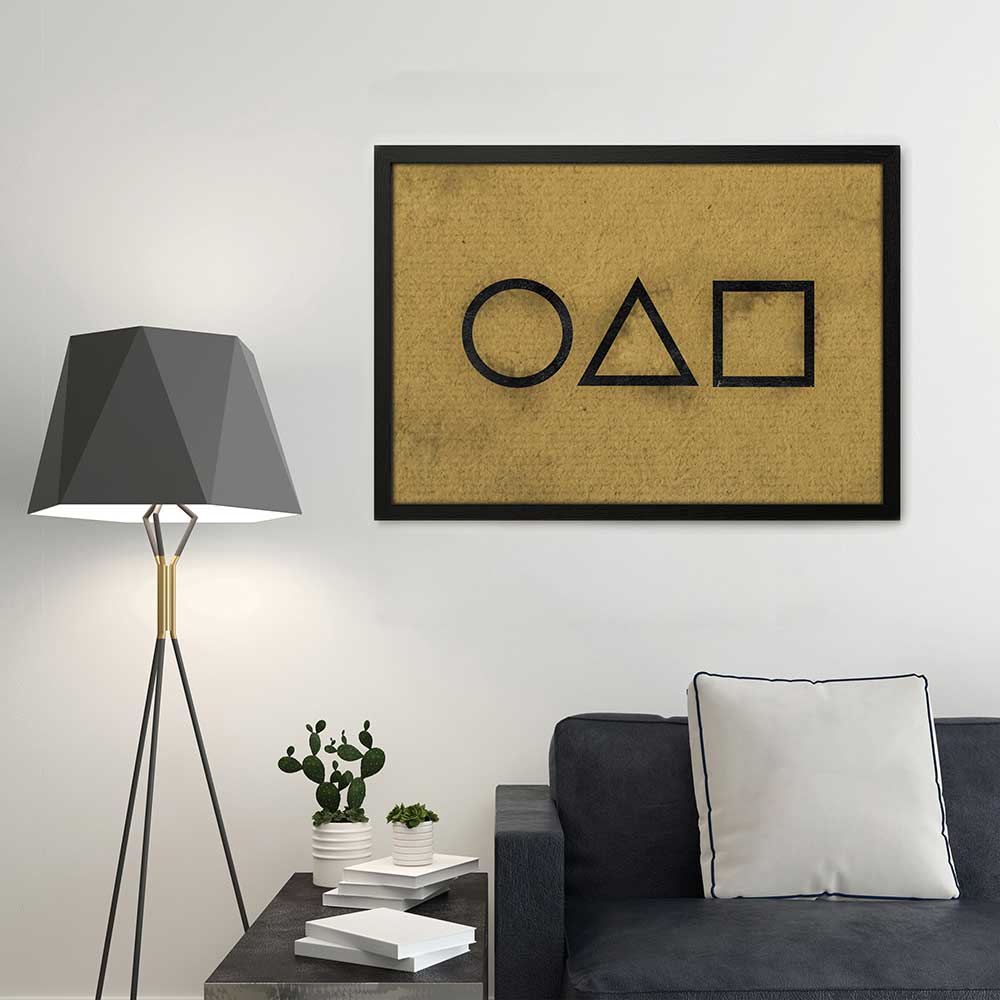 تابلو مدل سریال squid game کارت دعوت کد 6 