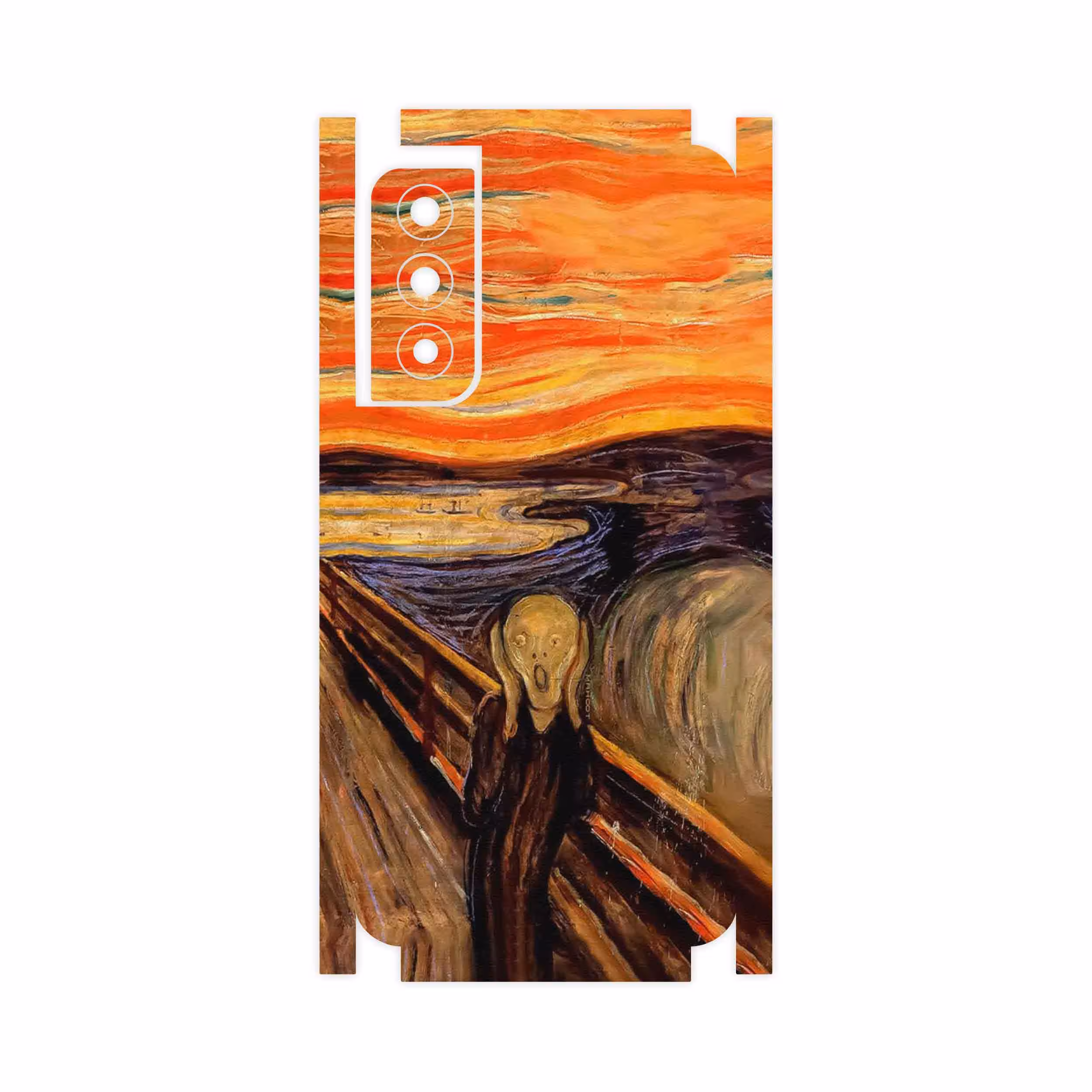 برچسب پوششی ماهوت مدل The Scream of Munch-FullSkin مناسب برای گوشی موبایل سامسونگ Galaxy S21 FE 5G