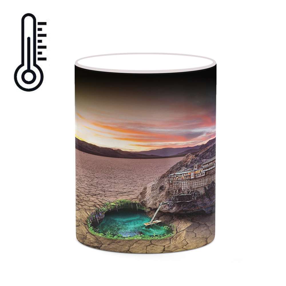 ماگ حرارتی کاکتی طرح فانتزی مدل mgh20540