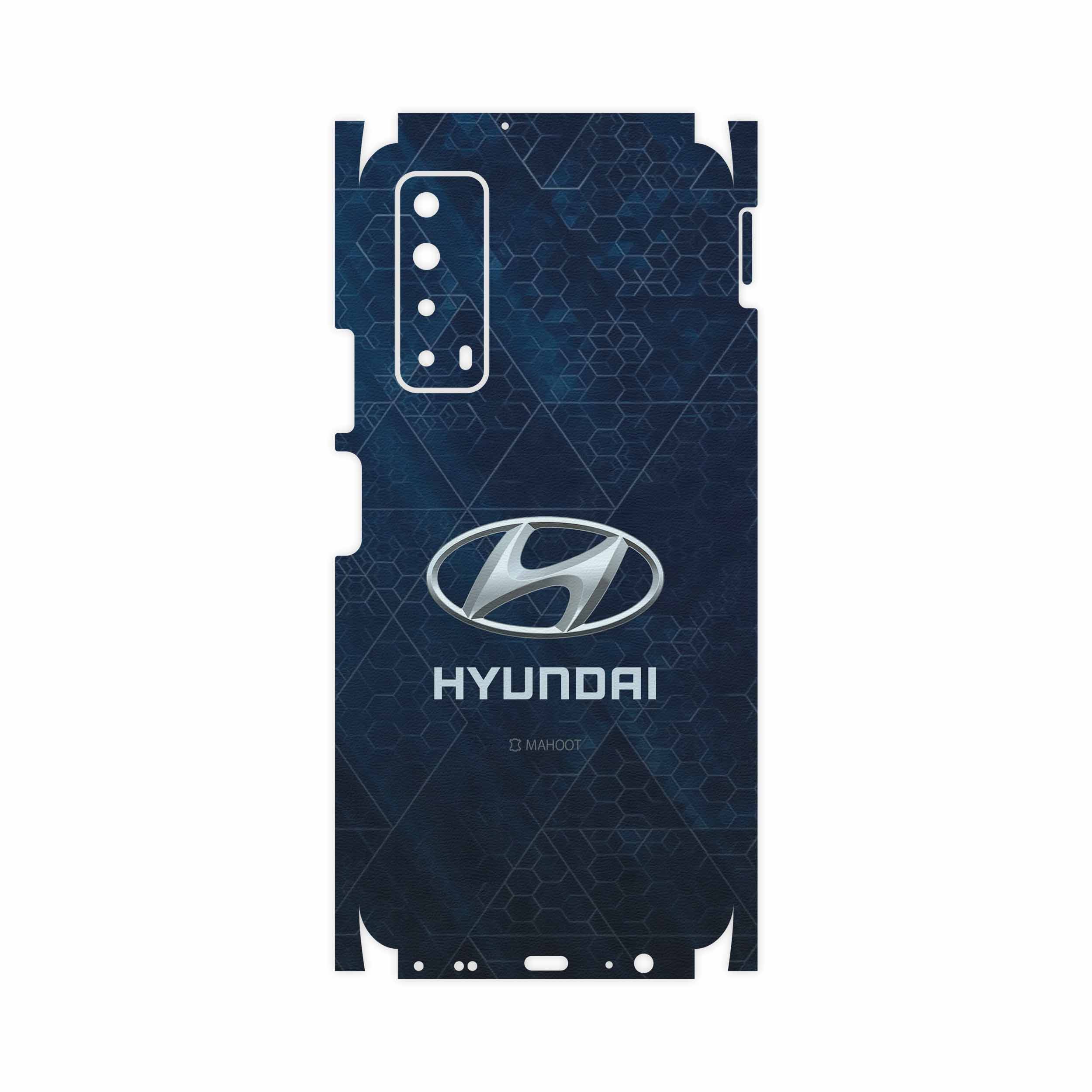 برچسب پوششی ماهوت مدل Hyundai-Logo-FullSkin مناسب برای گوشی موبایل هوآوی Y7a