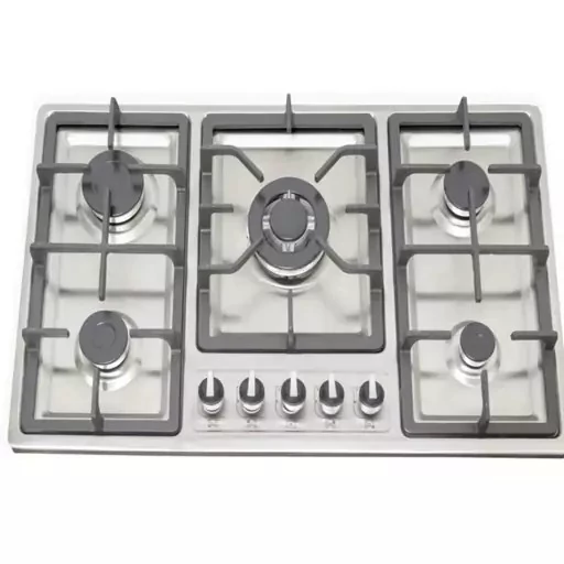 اجاق گاز پنج شعله داتیس استیل، اجاق گاز صفحه ای استیل،اجاق گاز داتیس، پسکرایه