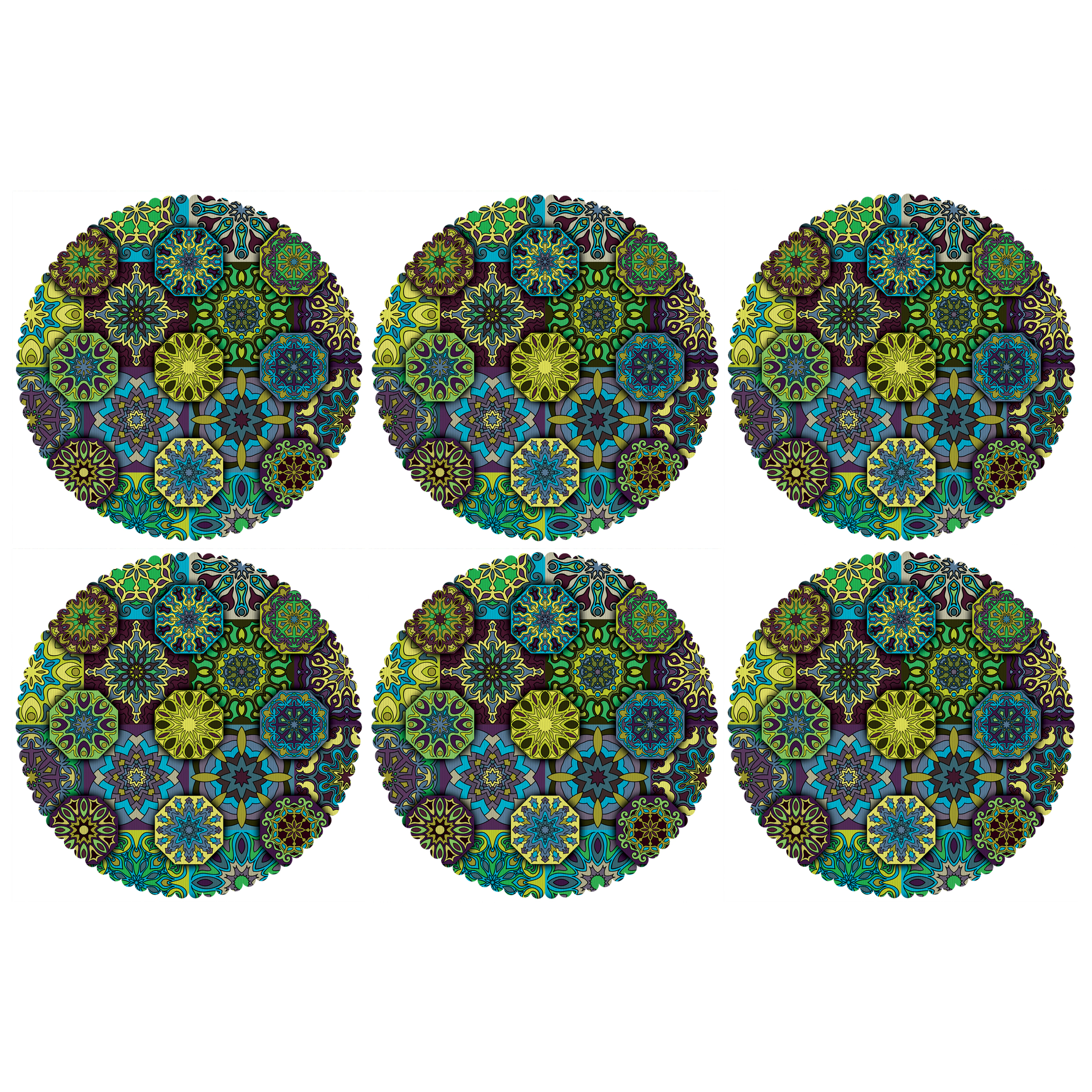 زیربشقابی مدل U2-42530 بسته 6 عددی