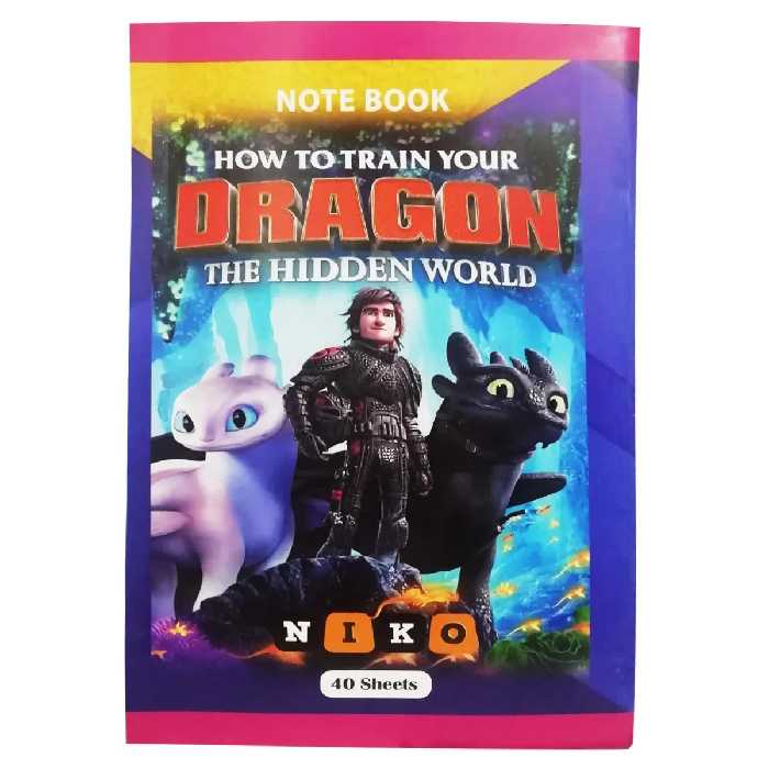 دفتر نقاشی 40 برگ نیکو مدل کنام اژدها