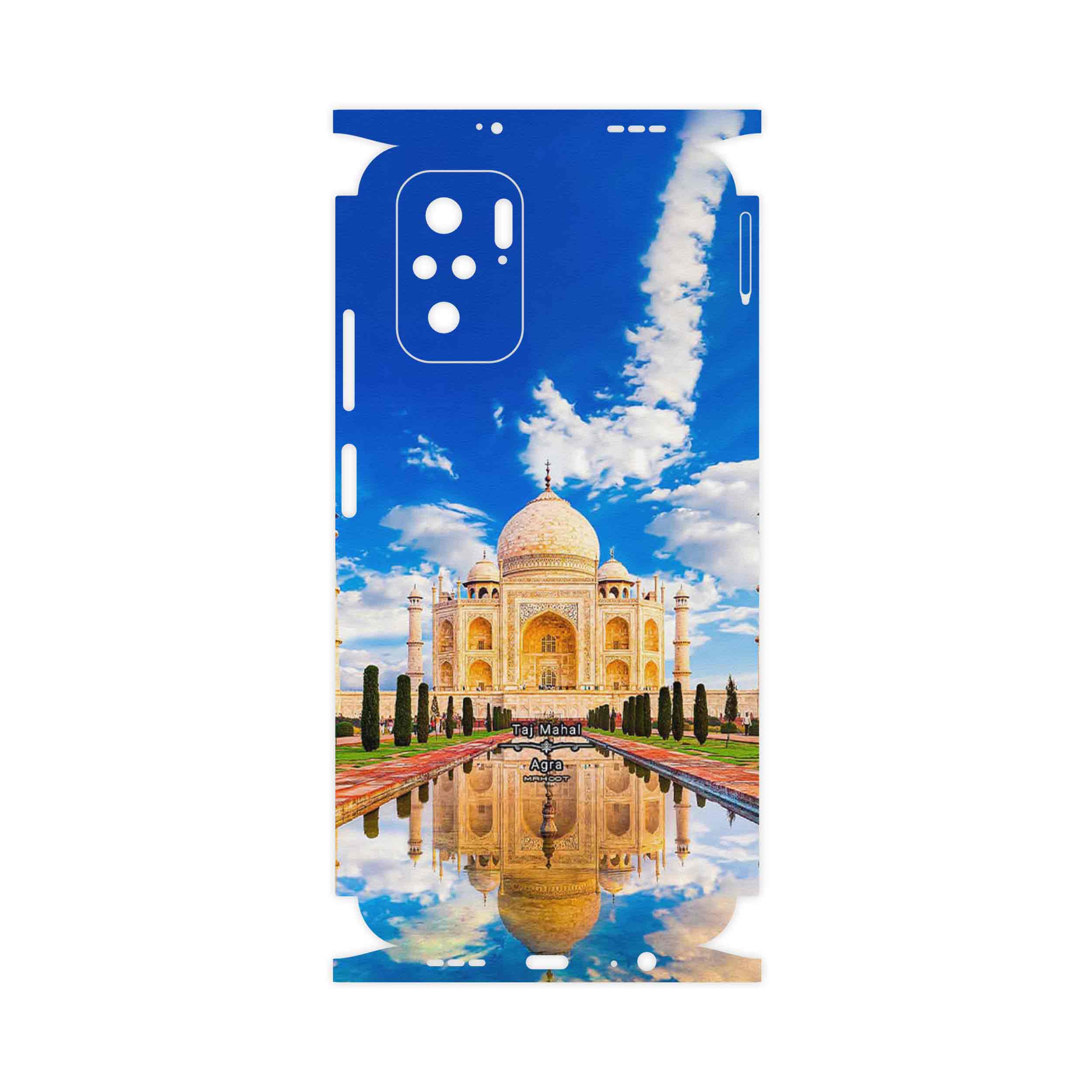 برچسب پوششی ماهوت مدل The Taj Mahal-FullSkin مناسب برای گوشی موبایل شیائومی Poco M5s