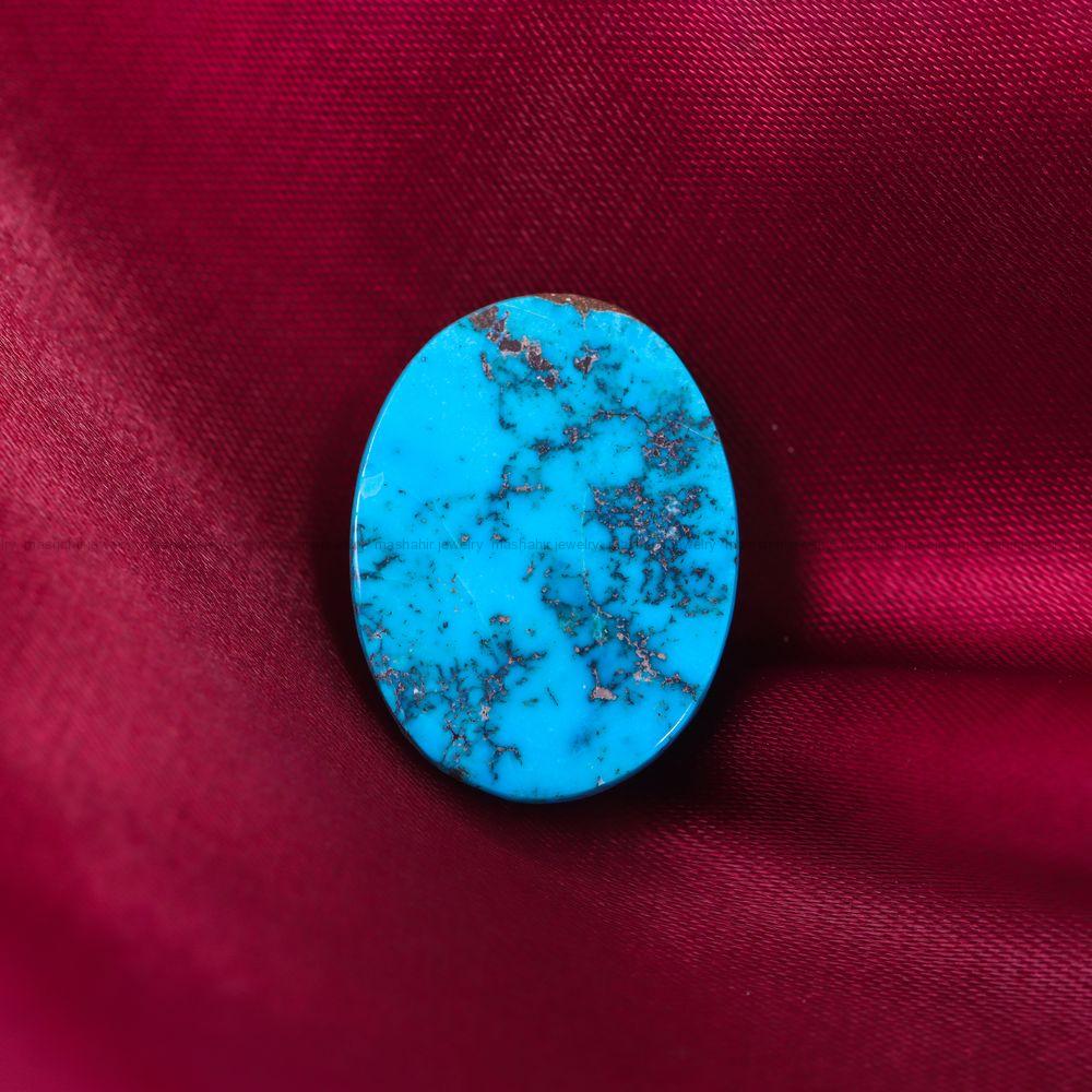 نگین فیروزه شجری کد 11972 - جواهری مشاهیر