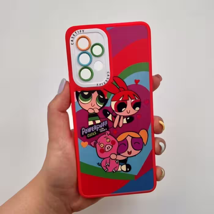 قاب گوشی Galaxy A53 5G سامسونگ ژله ای محافظ لنز دار طرح کارتونی فانتزی کد 69644
