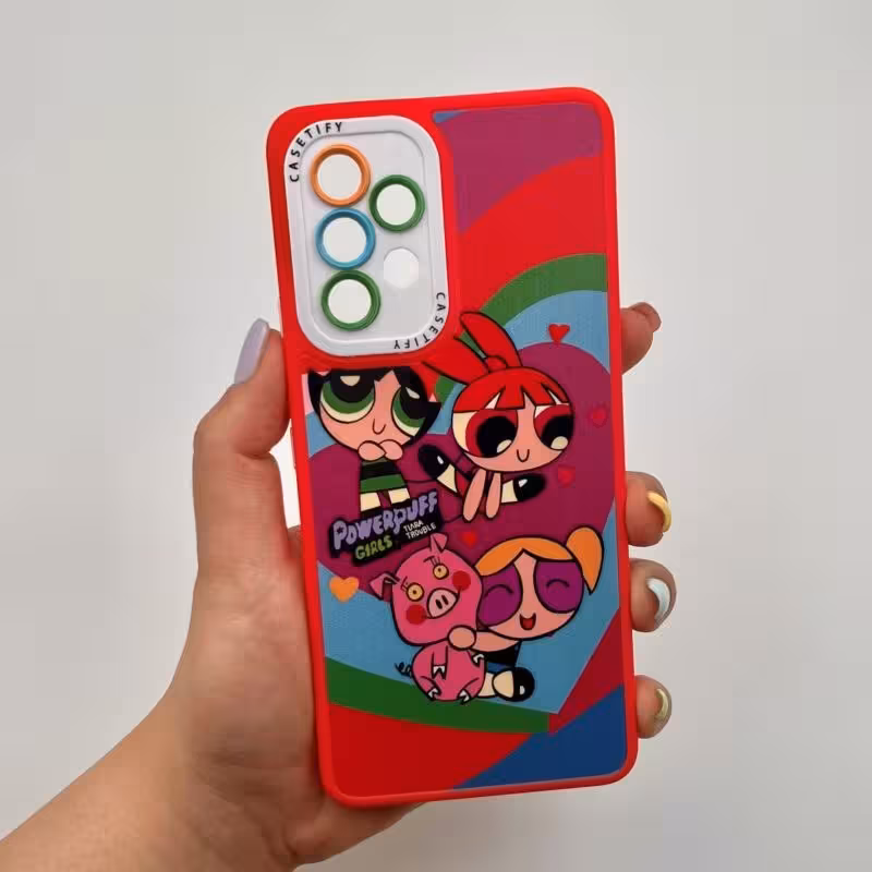 قاب گوشی Galaxy A53 5G سامسونگ ژله ای محافظ لنز دار طرح کارتونی فانتزی کد 69644