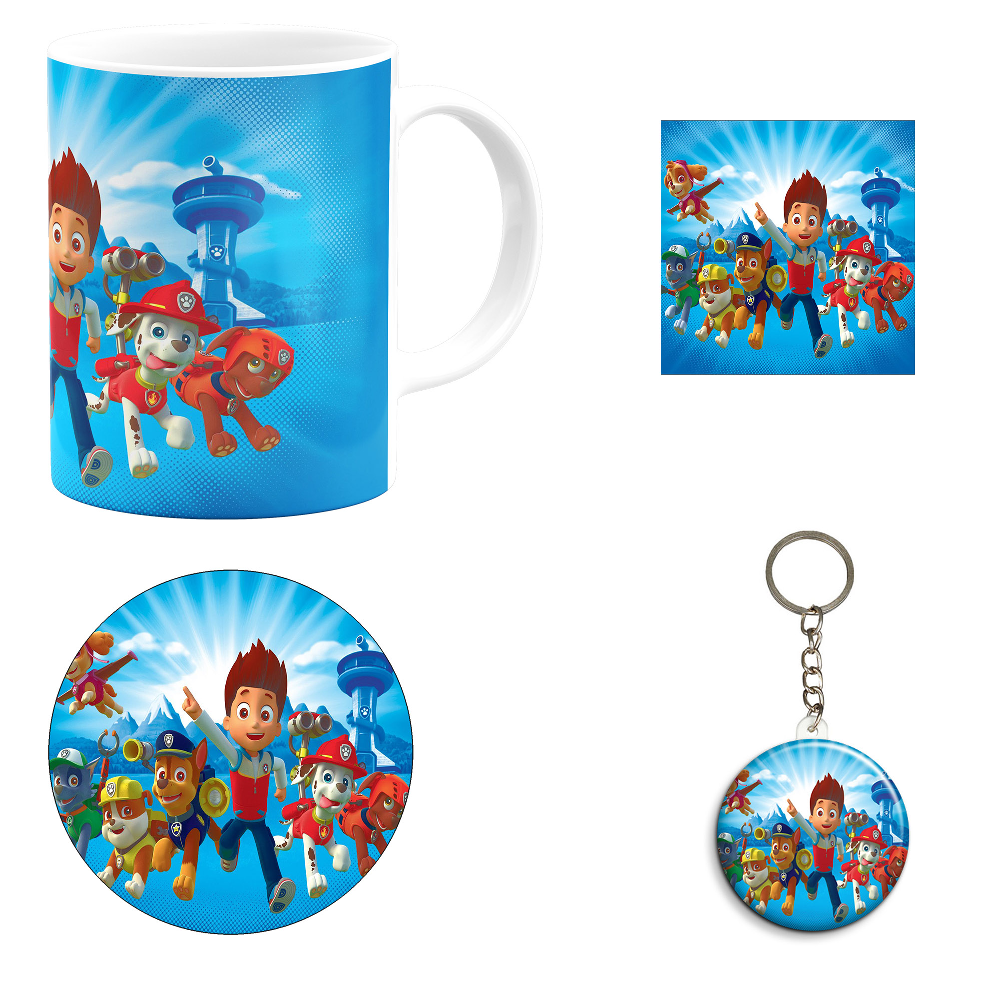 ست هدیه ماگ مدل انیمیشن سگ های نگهبان طرح Paw patrol کد M2