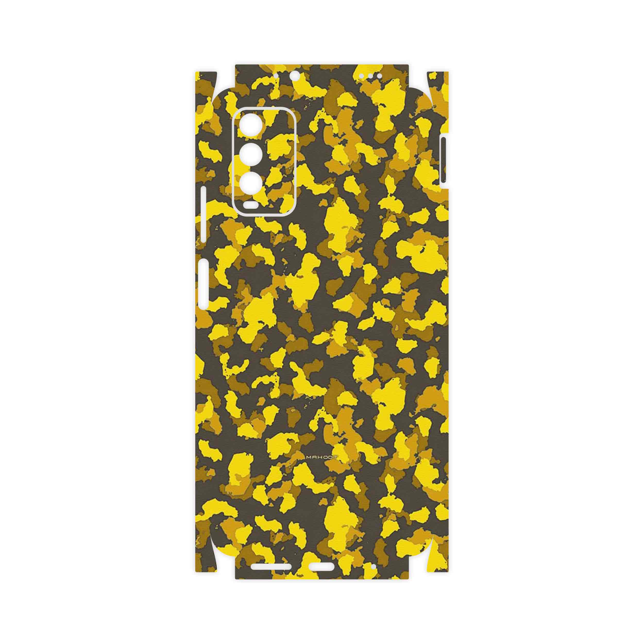 برچسب پوششی ماهوت مدل Yellow Infantry Army-FullSkin مناسب برای گوشی موبایل شیائومی Redmi Note 9 4G