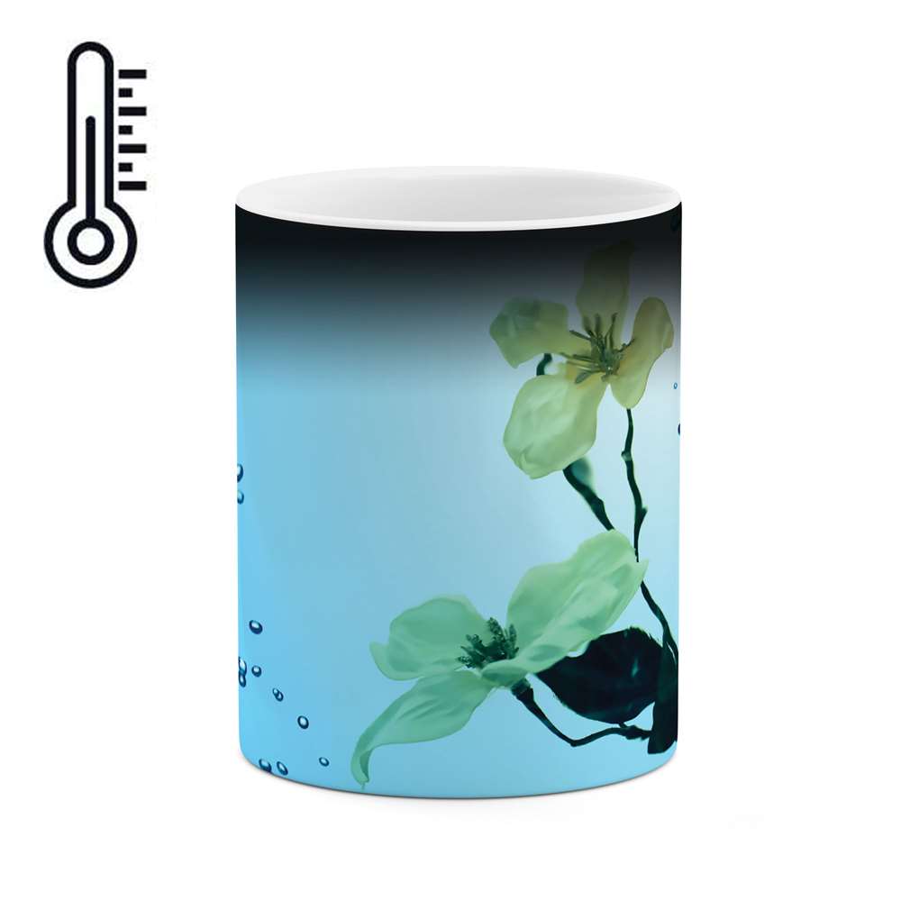 ماگ حرارتی طرح گل مدل mgh02833