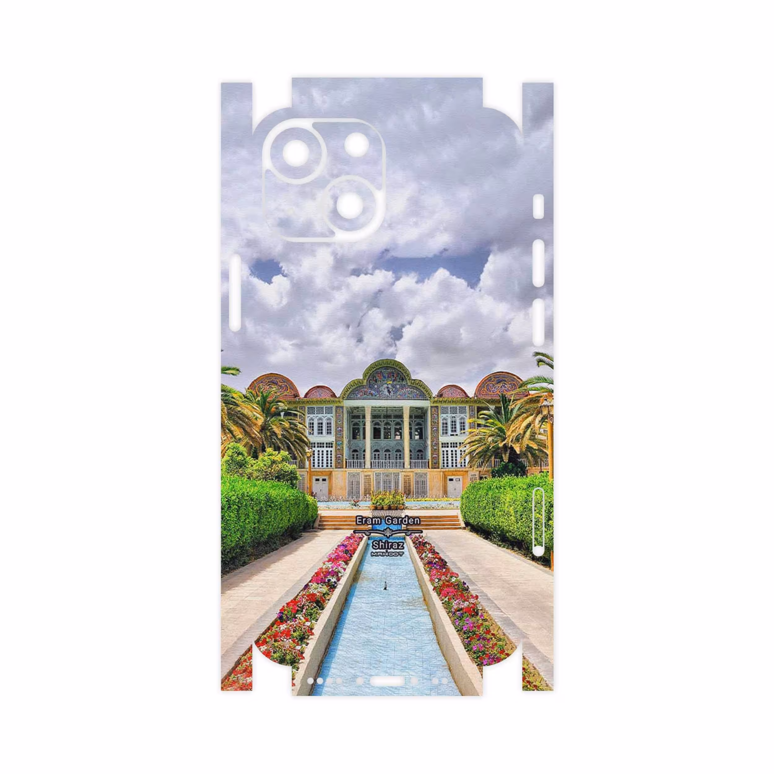 برچسب پوششی ماهوت مدل Eram garden-FullSkin مناسب برای گوشی موبایل اپل iPhone 13 Mini