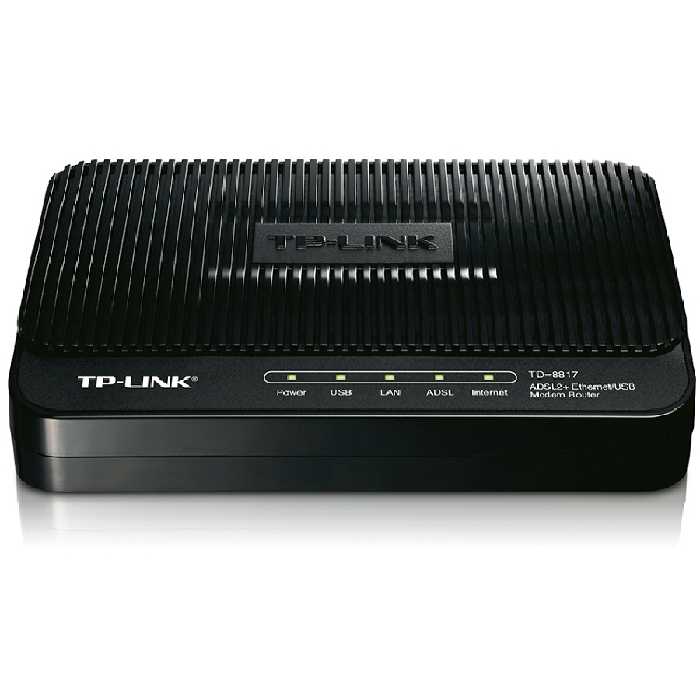 مودم روتر  ADSL2 تی پی لینک مدل تی دی 8817