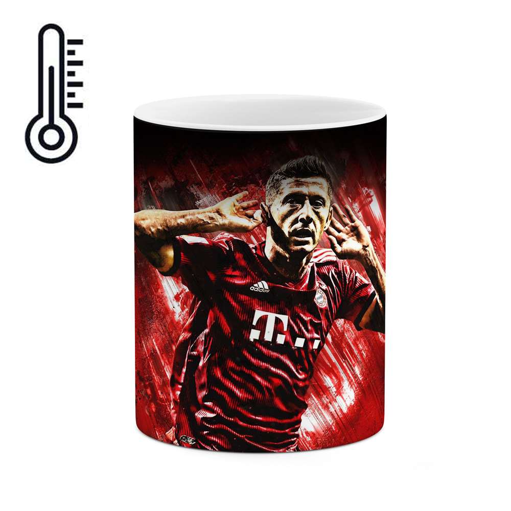 ماگ حرارتی طرح فوتبالیست Robert Lewandowski مدل mgph12913