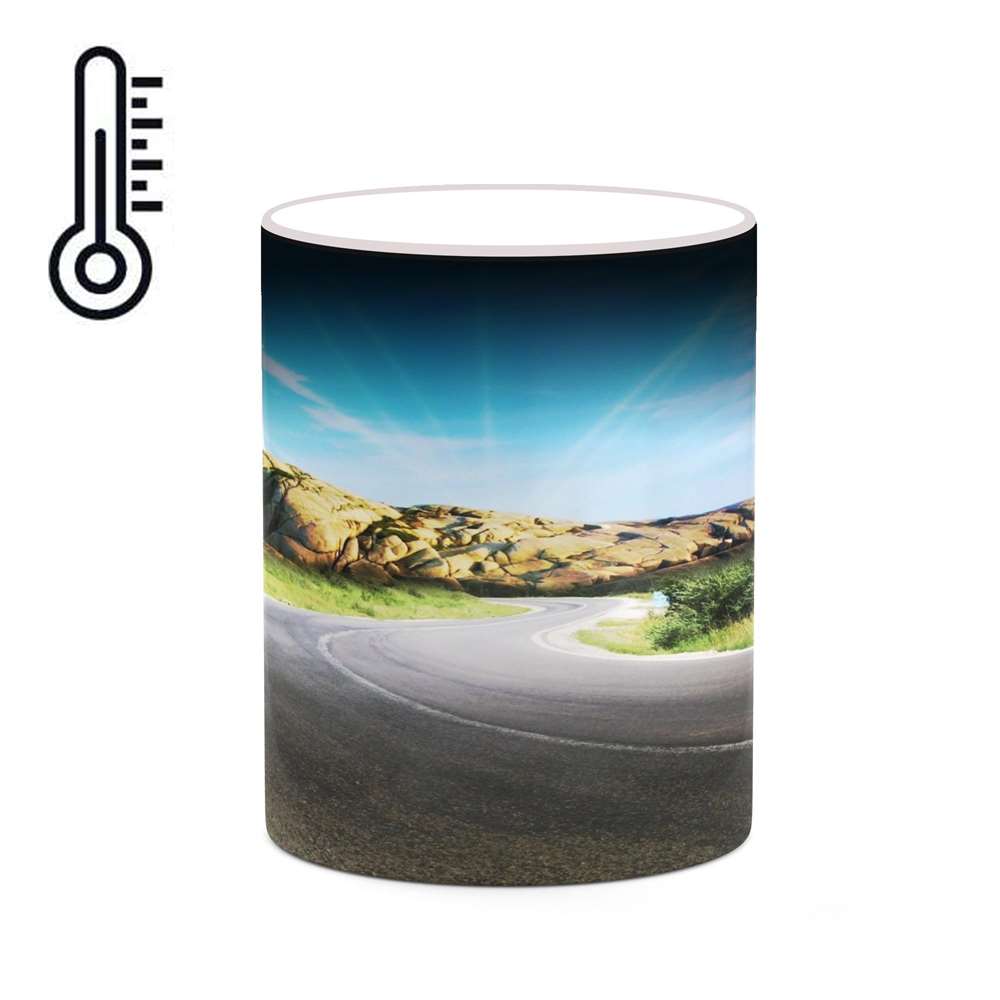 ماگ حرارتی کاکتی طرح منظره مدل mgh20747