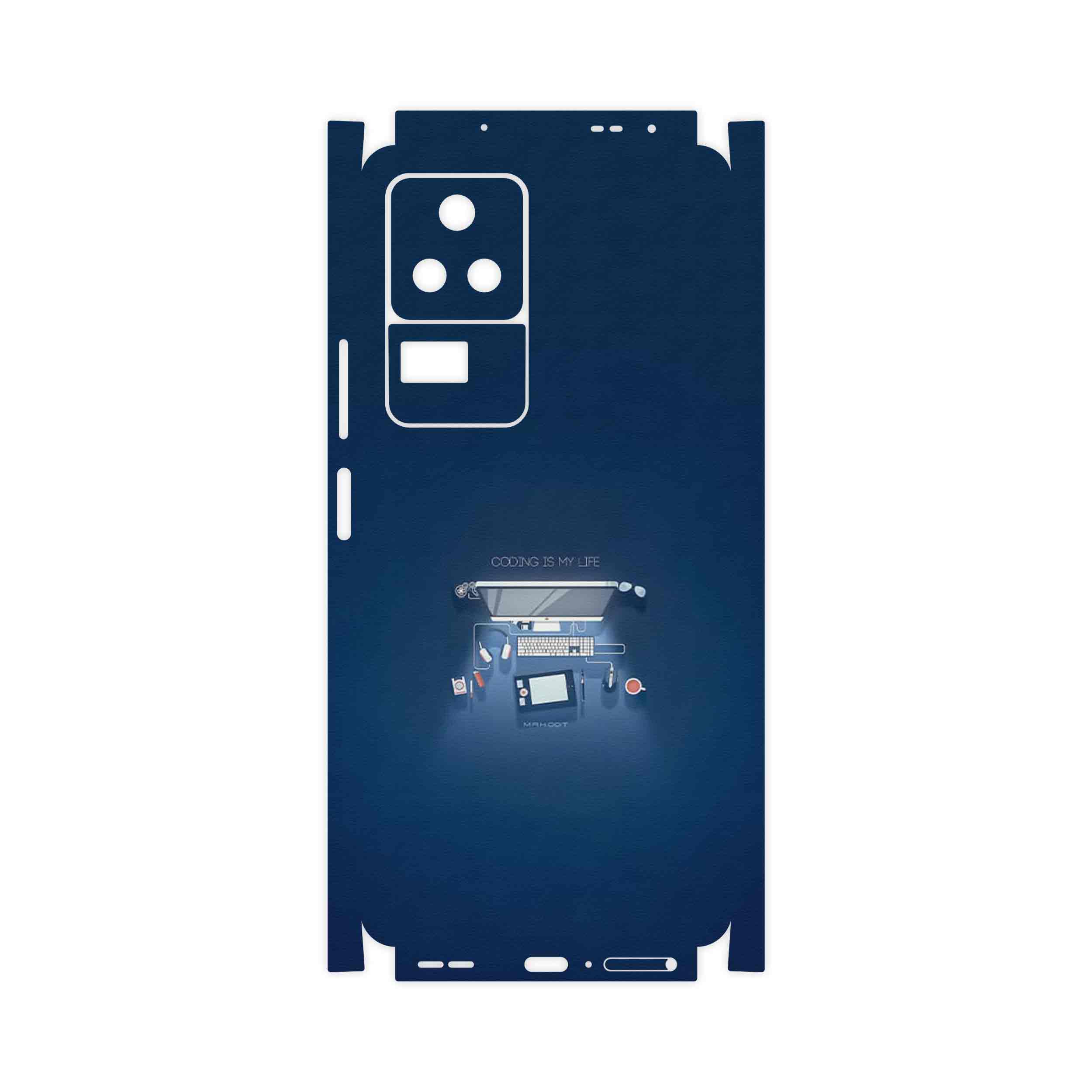 برچسب پوششی ماهوت مدل Programming 3-FullSkin مناسب برای گوشی موبایل شیائومی Poco F4 5G