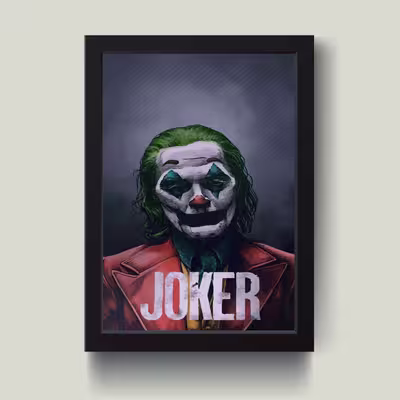 تابلو مدل جوکر Joker کدS0104-b