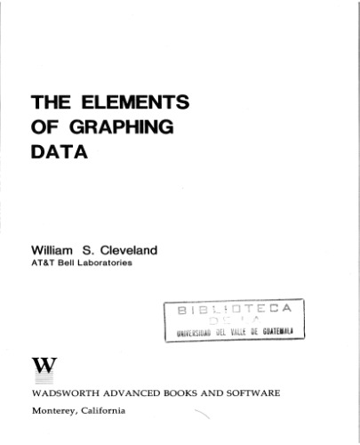 خرید و دانلود نسخه کامل کتاب Elements of graphing data