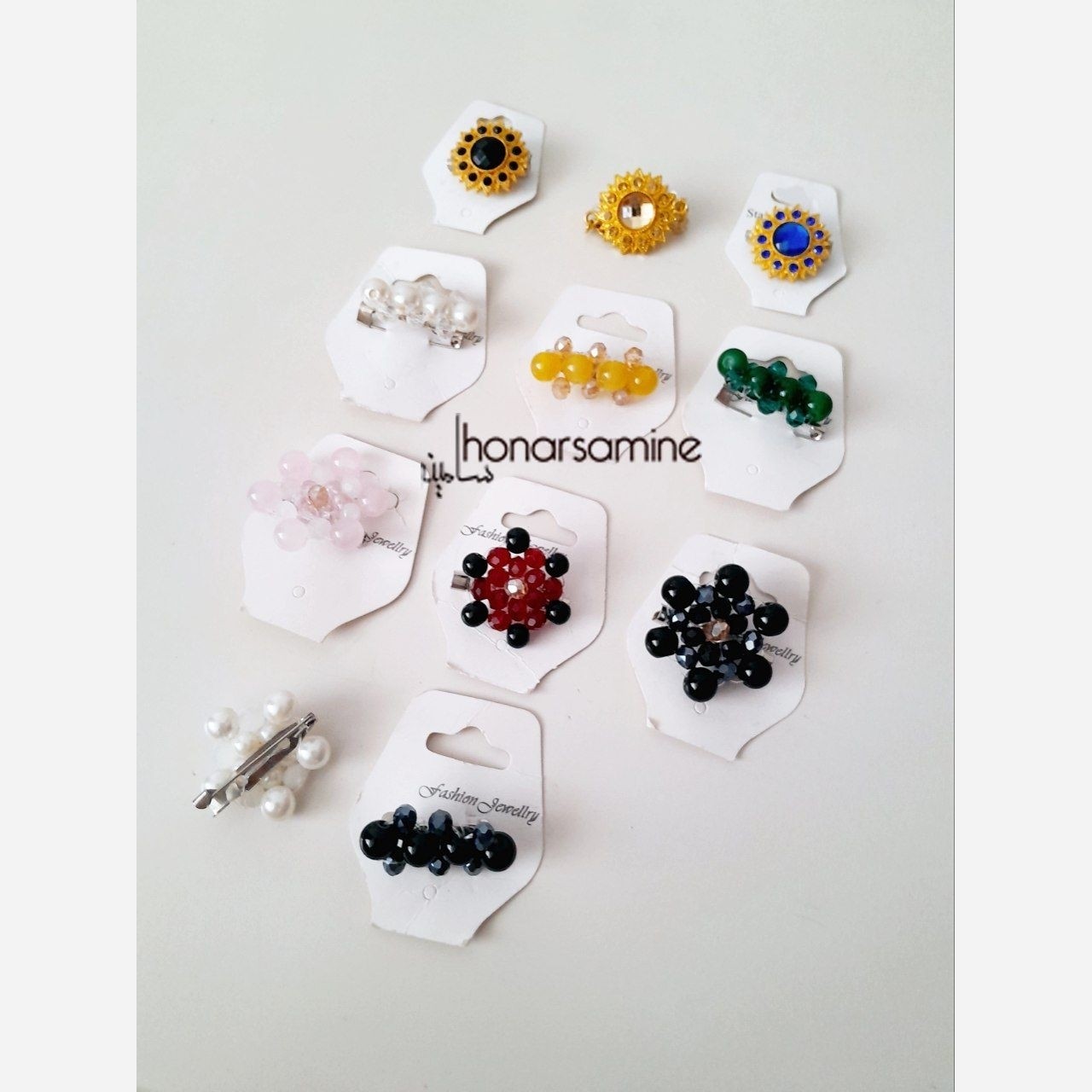 سنجاق سینه 6 عددی رابط مانتو 