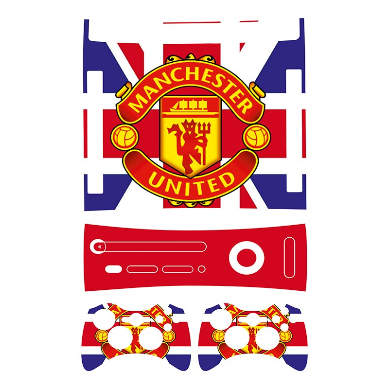 اسکین(برچسب)Xbox 360 آرکید -طرح تیم منچستر یونایتد-مدل آرکید-kh4-سفارشی